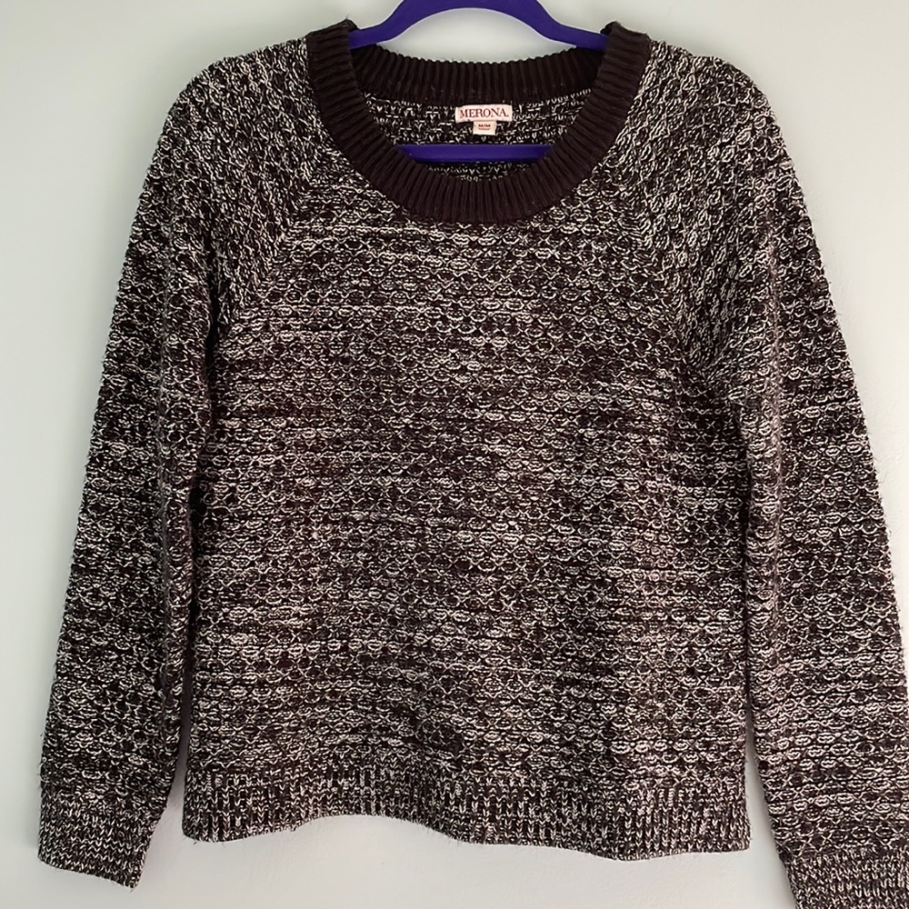 Black and grey sweater